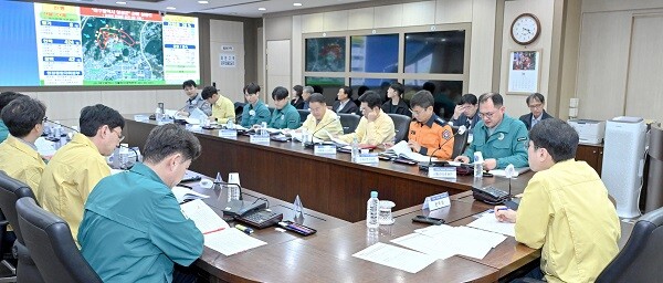 28일 김정기 대구시장 권한대행 행정부시장 주재로 실시된  ‘2025년 재난대응 안전한국훈련’. 사진=대구시 제공