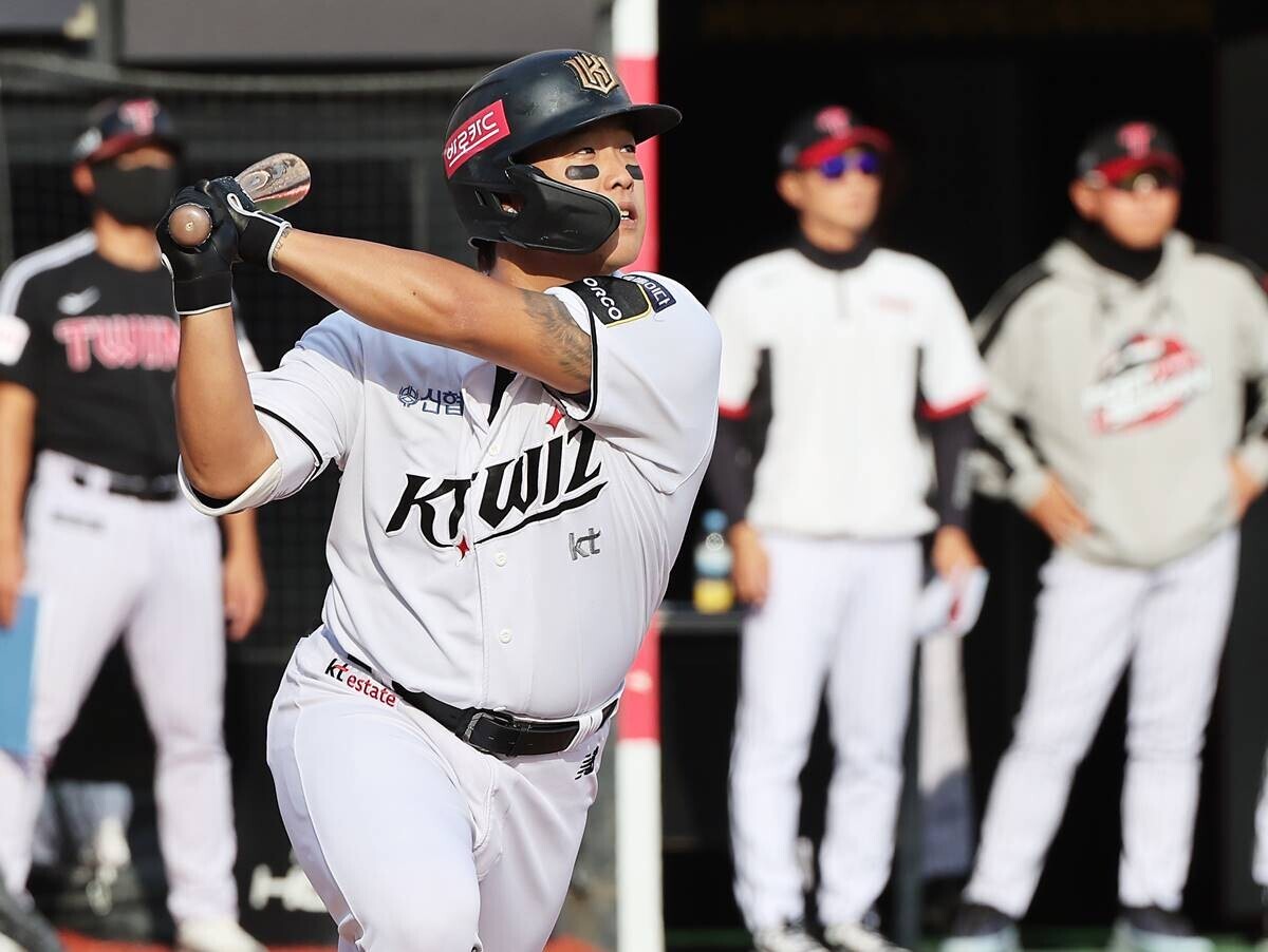 MLB 쇼케이스에 나서겠다던 강백호가 돌연 한화 이글스 유니폼을 입을 것으로 보인다. 사진=연합뉴스