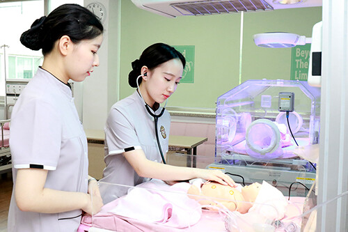 간호학과 실습실 모습. 사진=경일대 제공