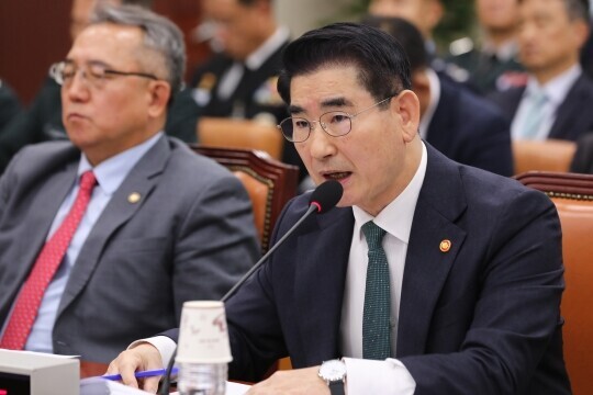 서울중앙지법 형사합의36부가 김용현 전 국방부 장관의 일반이적 혐의에 대한  세 번째 구속영장 심사가 진행 중이다. 사진 = 박은숙 기자