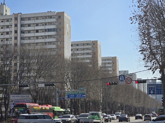 노원구 상계동에 위치한 상계주공 7단지 아파트. 사진=김정민 기자