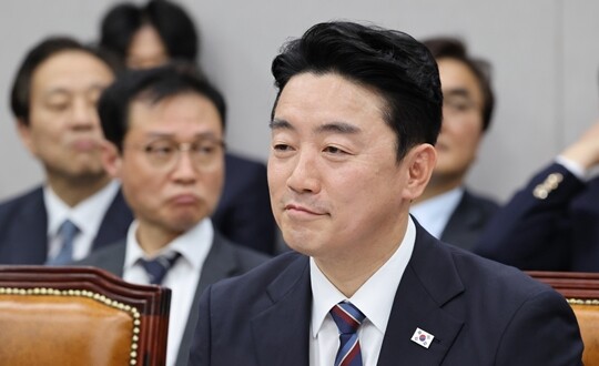 강훈식 대통령 비서실장이 2025년 11월 국회 운영위원회에서 열린 대통령비서실과 국가안보실 대통령경호처 등에 대한 국정감사에 참석했다. 사진=박은숙 기자