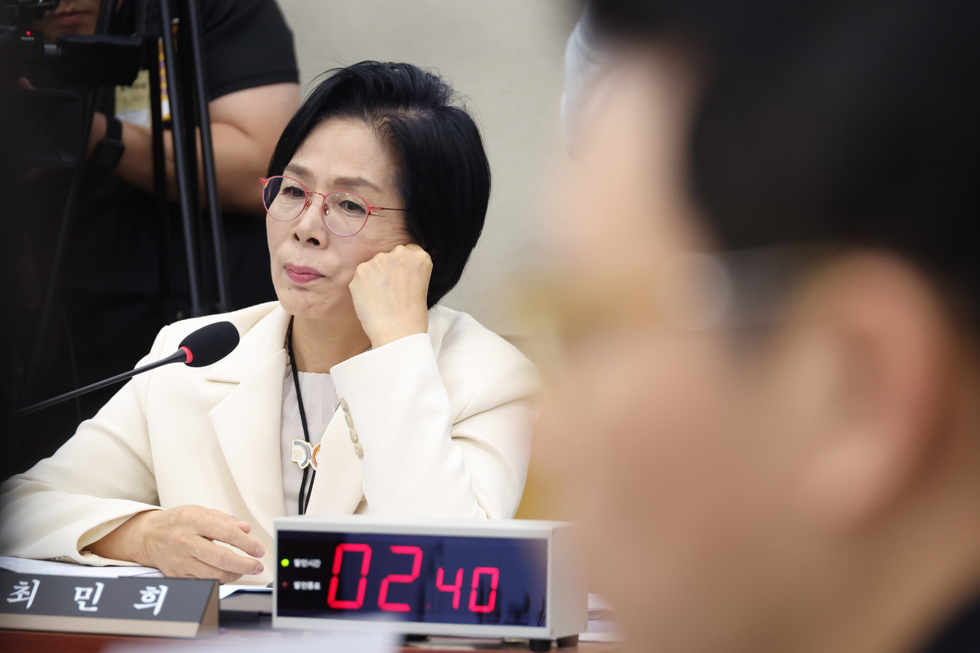 국회 과학기술정보방송통신위원장 최민희 민주당 의원. 사진=박은숙 기자