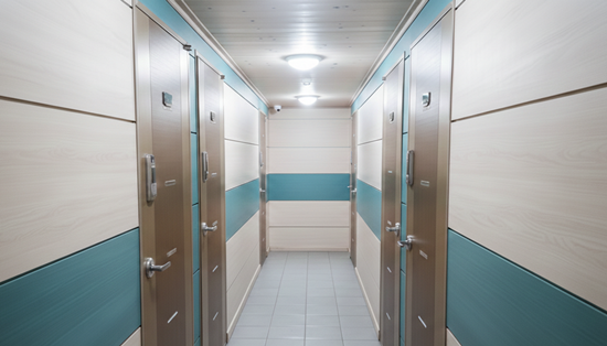 회기역 인근에 위치한 한 다가구주택의 한 층에 6개의 현관문이 만들어져 있다. 사진=김철준 기자