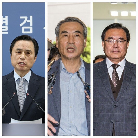 내란 수사 조은석 특검, 김건희 씨 수사 민중기 특검, 순직해병 사건 수사 이명현 특검. 해당 3대 특검팀(왼쪽부터) 이 기소한 사건 일부는 공소기각이나 무죄 판결이 내려진 상태다. 사진=최준필 기자