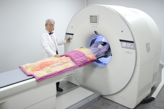 류성열 교수의 PETCT 검사 장면. 사진=온병원 제공