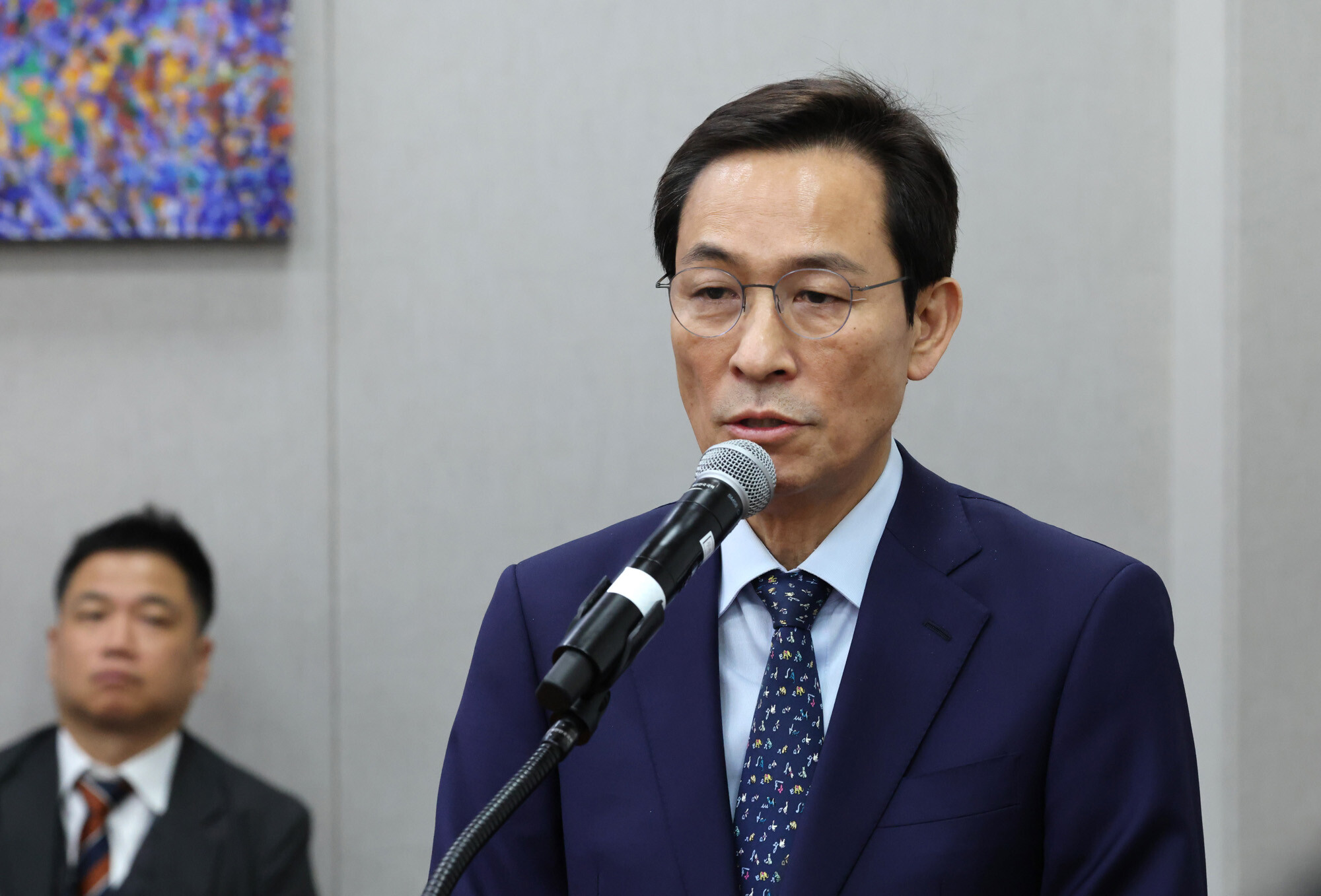 우상호 전 청와대 정무수석. 사진=박은숙 기자