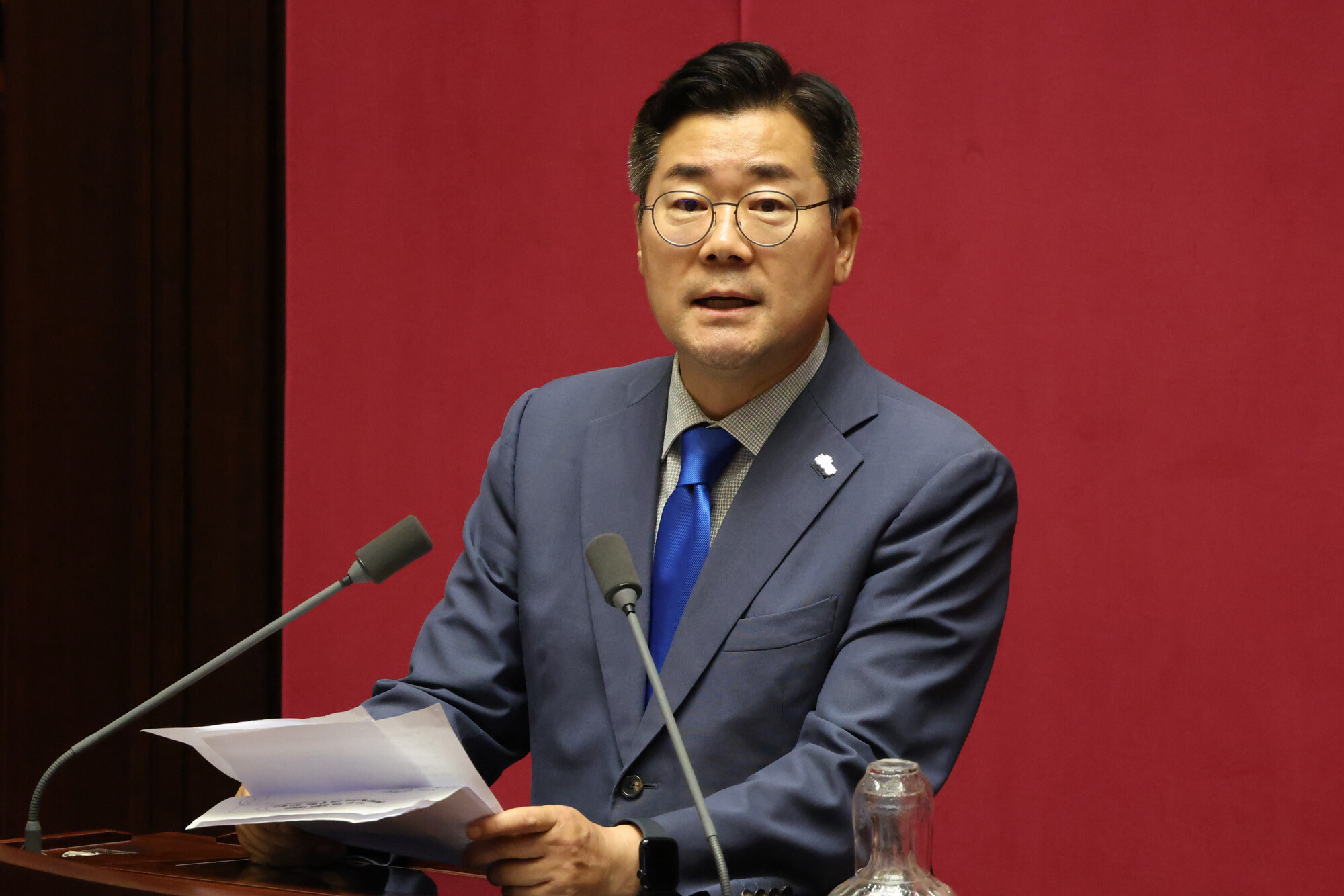 ‘인천 토박이’ 박찬대 의원은 과거 진보 험지로 분류되던 인천 연수갑에서 내리 3선하며 지역 정치권 구도를 바꿨다는 평가를 받았다. 사진=박은숙 기자