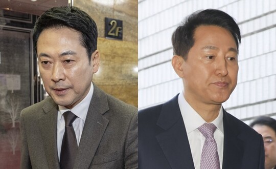 장동혁 국민의힘 대표와 오세훈 서울시장. 사진=연합뉴스·박정훈 기자