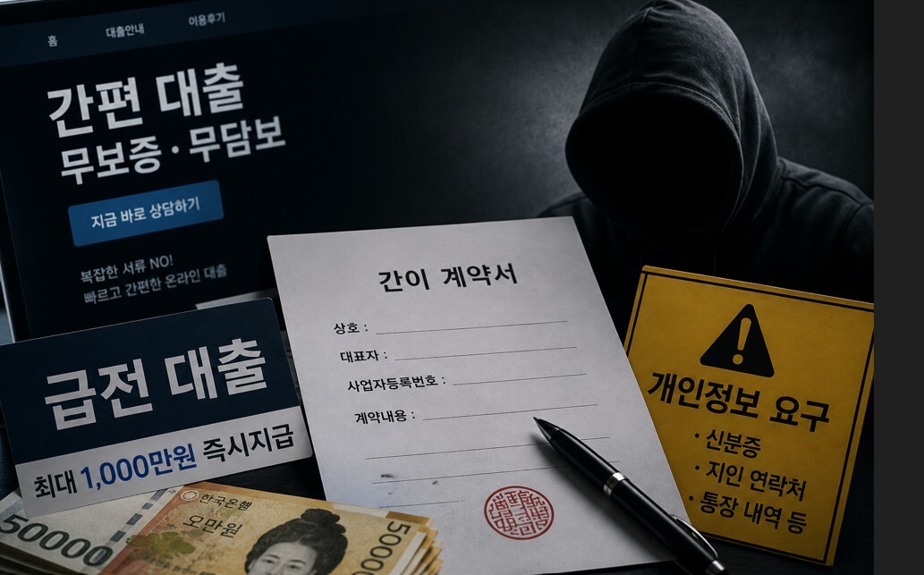 생활고 등을 이유로 급전이 필요한 취약계층을 노린 변종 불법사금융이 온라인을 중심으로 확산하고 있다. 사진=ChatGPT 제작