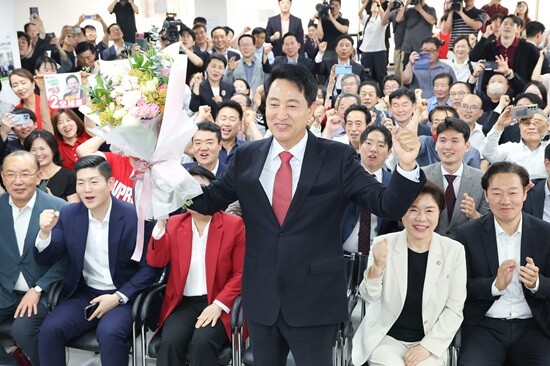 오세훈 서울시장 당선인. 사진=임준선 기자