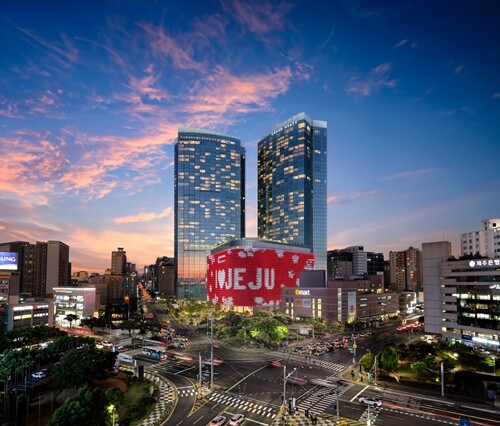 제주드림타워 전경. 사진=롯데관광개발 제공