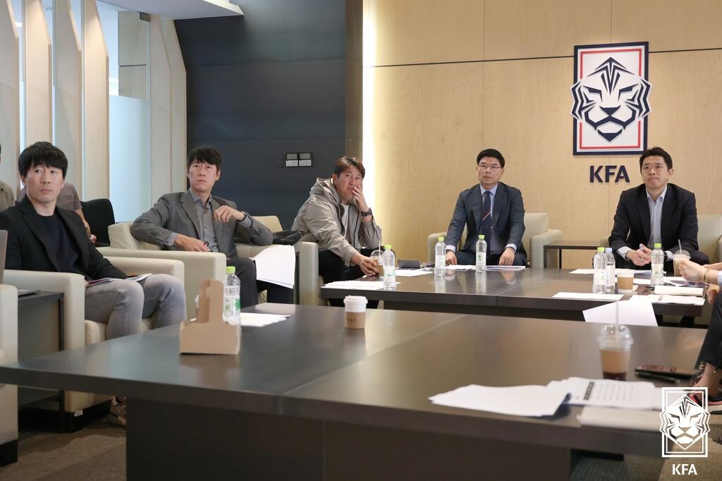 대한축구협회 전력강화위원회는 지난 3일 대표팀 감독 공백 상황과 관련해 첫 회의를 열었다. 사진=KFA 제공