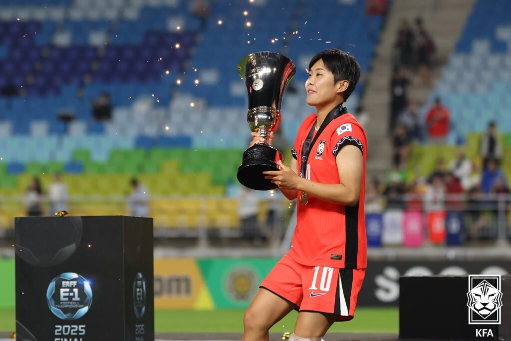 지소연은 20여 년간 태극마크를 달고 활약한 한국 여자축구의 대표적인 인물이다. 사진=KFA 제공