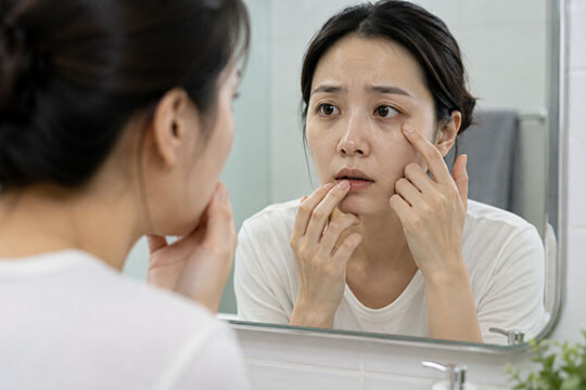 신장 기능 저하와 관련해 나타날 수 있는 대표적인 얼굴의 변화로는 창백하거나 누렇게 뜬 안색, 아침마다 붓는 눈꺼풀, 칙칙하고 어두워진 피부, 색이 짙어진 입술 등이 있다. 사진=AI 생성 이미지