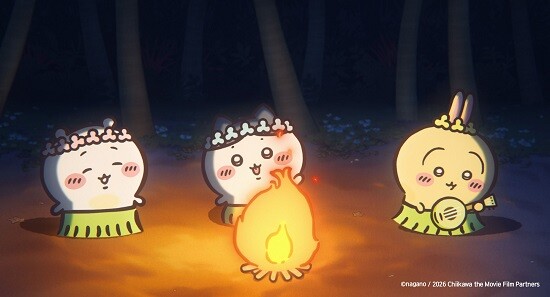 일러스트레이터 나가노가 탄생시킨 캐릭터 치이카와의 첫 극장판 영화 '극장판 치이카와: 인어 섬의 비밀'이 일본에서 누적 관객 수 1000만 명을 돌파했다. 사진=영화 '극장판 치이카와: 인어 섬의 비밀' 스틸컷