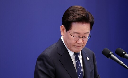 이재명 대통령이 9월 18일 청와대 영빈관에서 기자회견을 하고 있다. 사진=연합뉴스