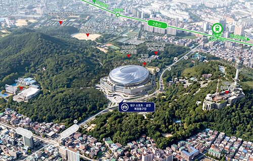 스포츠·공연 복합 돔구장 조감도(안). 사진=대구시 제공