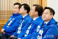 신분당선 서북부연장선 성공적 추진을 위한 총선공약 협약식에 참석한 이낙연 후보