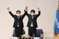 민주당 새 원내대표는 ‘윤호중-박완주’