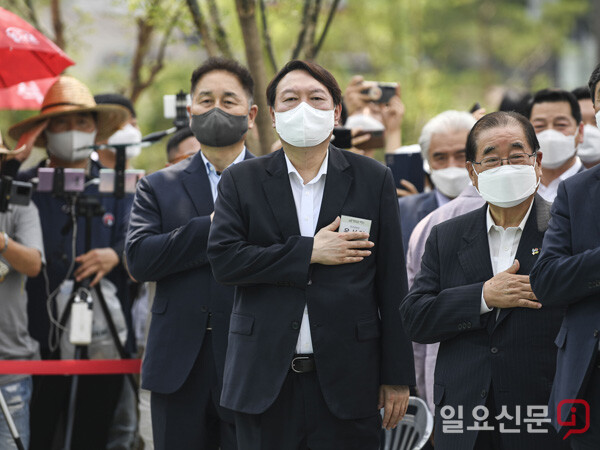 윤석열 전 검찰총장 첫 정치행보