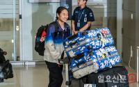 인천공항 통해 귀국한 안세영