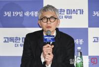 한국 취재진을 만난 마츠시게 유타카