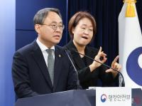 선거일 발표하는 고기동 행안부장관 직무대행